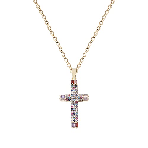 Cross Pendant Necklace for Women Jewelry Gold Cross Necklaces for Women Cross Necklace Minimalist Trendy Jewelry Valentines Day - style: CN6