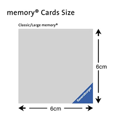 Ravensburger Junior Memory® Game | Engaging Picture Matching Game | Enhances Memory & Matching Skills | Suitable for Kids Ages 3 and Up | Quality Assured