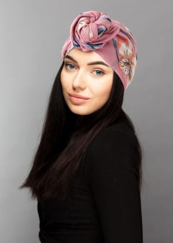 GERINLY Lightweight Scarves Fashion Print Cotton Feel Scarf for Women Shawl - color: Pink