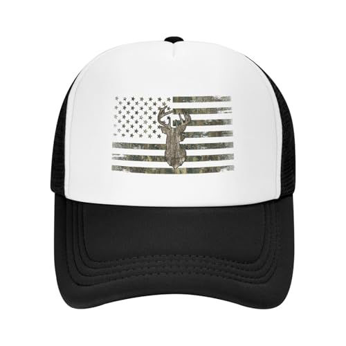 MOLAIGIN Trucker Hat, Adjustable Snapback Hat, Baseball Cap for Men Women, Breathable Mesh for Casual Wear - color: Black20