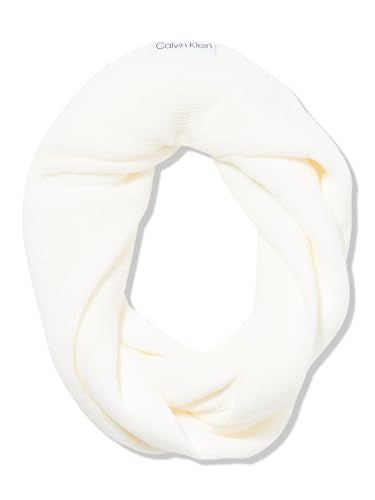 Calvin Klein Infinity Acrylic Loop Scarf - color: Cream
