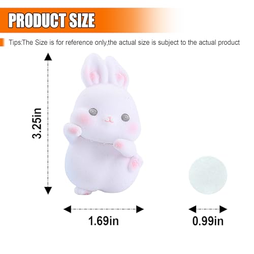 Rabbit Car Dashboard Decoration, Cute Auto Interior Accessories - size: Rabbit