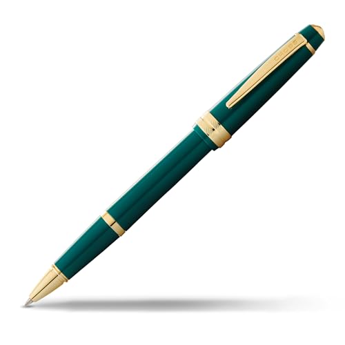 Cross Bailey Light Rollerball Pen, Polished Green, Medium Point, Black Ink - color: Polished Green