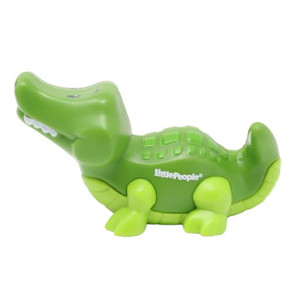 Fisher-Price Replacement Part Little People Noah's Ark Zoo Safari Jungle Animals Playset JLV11 - Replacement Light Green Alligator Figure
