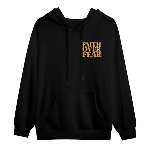 Christian Hoodies for Men Bible Religious Sweatshirts Jesus Hoodie - color: Black01, size: Large
