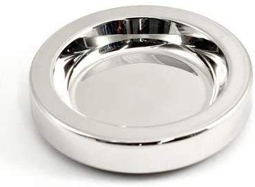 Communion Tray Center Bread Plate Silver Finish Stainless Steel 4 3/4" Diameter
