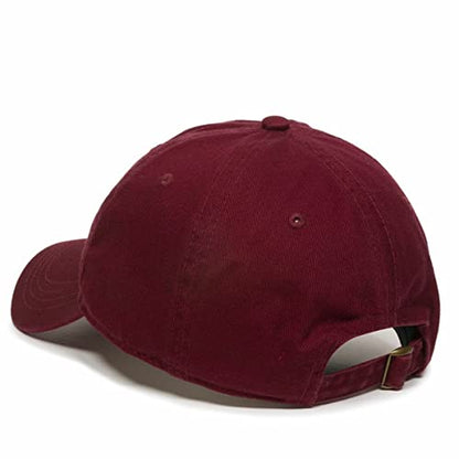 DSGN By DNA Say Mashallah Embroidered Hat Islamic Muslim Faith Inspired Cotton Baseball Cap Adjustable Dad Hat for Men&Women - color: Burgundy