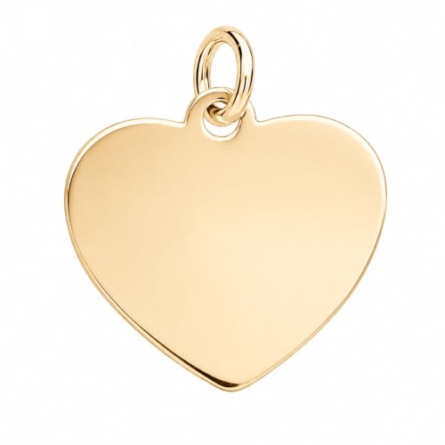 Cherished Moments Heart Necklace, .925 Sterling Silver or 14K Gold-Plated - color: Gold-Heart Charm Only