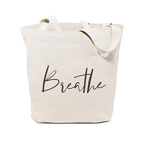 The Cotton & Canvas Co. Beach, Grocery, Farmers Market, Shopping and Travel Reusable Shoulder Tote and Handbag … - style: Breathe