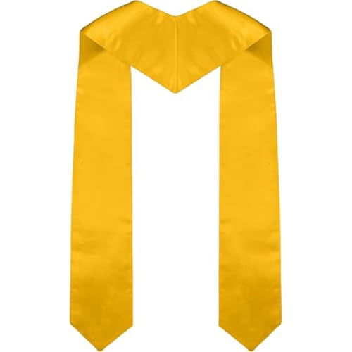 Clergy Stole & Choir Stole with Cross Embroidery 60'' (Pink) - color: Gold