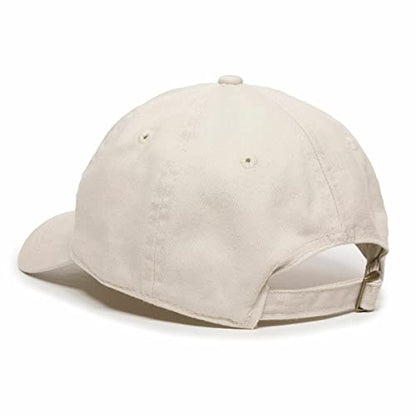 DSGN By DNA Say Mashallah Embroidered Hat Islamic Muslim Faith Inspired Cotton Baseball Cap Adjustable Dad Hat for Men&Women - color: Putty