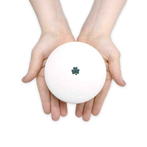 Susabella - Ceramic Round Keepsake Box With Green Irish Blessing & Shamrock
