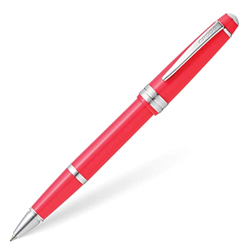 Cross Bailey Light Rollerball Pen, Polished Coral, Medium Point, Black Ink - color: Polished Coral