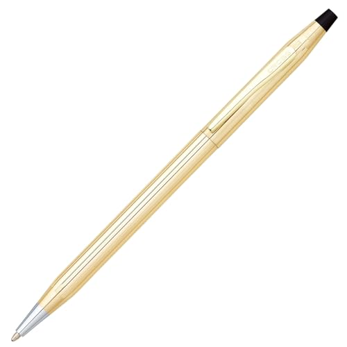Cross Classic Century Refillable Ballpoint Pen, Medium Ballpen, Includes Luxury Gift Box - 10 Carat Gold - color: 10KT Gold, size: 1 Count (Pack of 1), style: Ballpoint Pen
