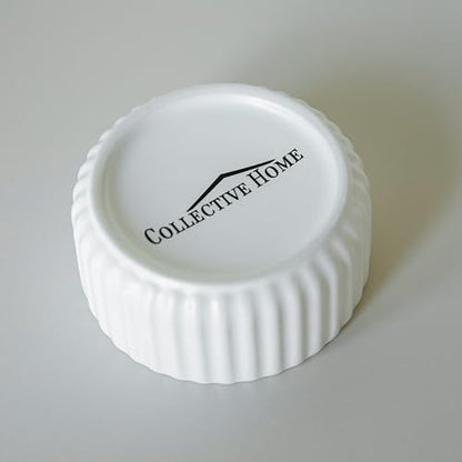 COLLECTIVE HOME Ceramic Jewelry Box with Bow, Nightstand Vanity Decor(G) - color: G