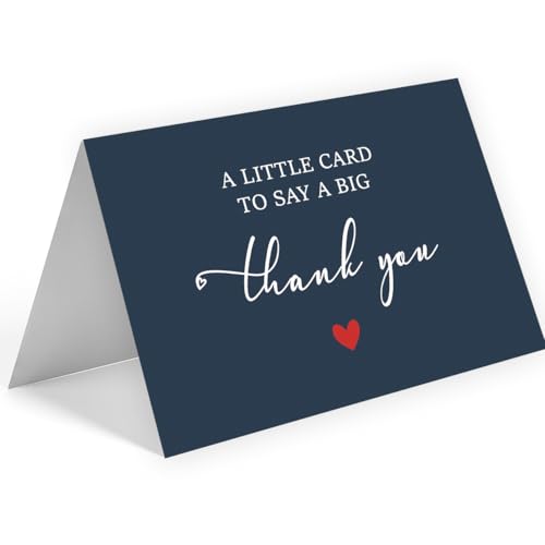 WowBefun 25 Pack 350GSM | Thank You Cards with Envelopes | Small Thank You Notes for Teacher, Graduation, Business, Holiday, and Christmas | Gifts | Teacher Appreciation Cards - color: C Style 25pc