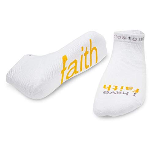 notes to self – Inspirational Religious Socks for Men & Women, Spiritual Gifts - color: Faith, size: Large