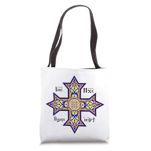 COPTIC CROSS COPTIC ORTHODOX CHURCH EASTERN CHRISTIAN SYMBOL Tote Bag
