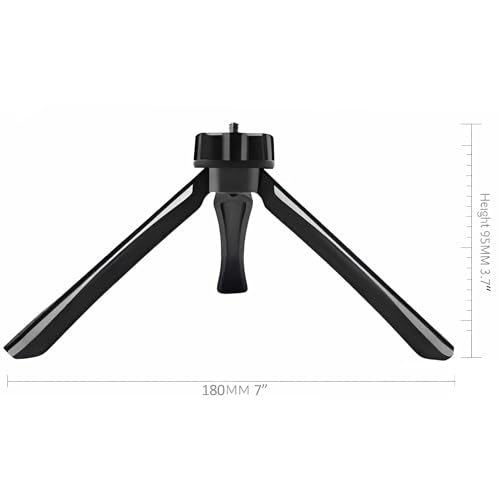 Tinyfish Desk Tripod Camping Lantern Standard 1/4 Inch Screw Mountable Projector Camera Cell Phone Bracket Flash Light ... (Mini-Desk-Tripod Only) - color: Mini-Desk-Tripod Only