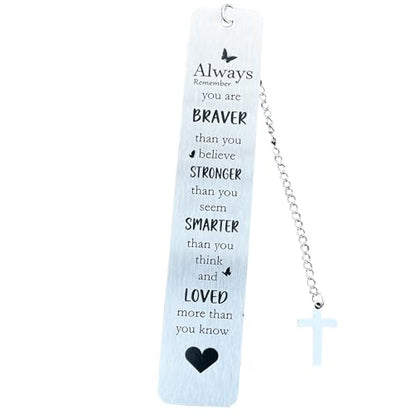 Christian Bookmark Gifts for Women Girls Boys, Inspirational Religious Book Mark Markers Faith - style: Always remember