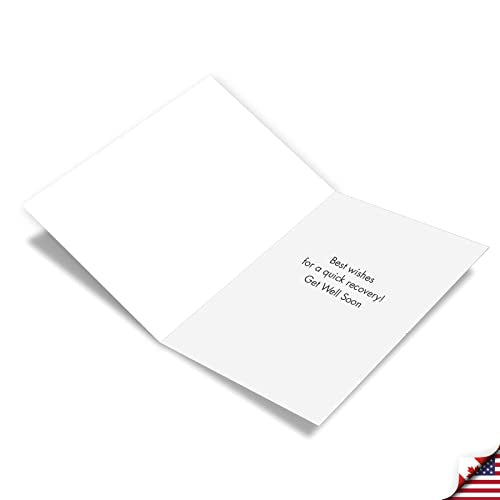 NobleWorks Hilarious Get Well Greeting Card with 5 x 7 Inch Envelope (1 Card) Surgery Cats C10268GWG - style: Surgery Cats