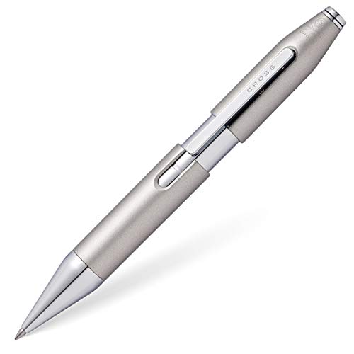 Cross X Refillable Gel Ink Rollerball Pen, Chrome Appointments, Includes Branded Retail Packaging - Graphite Grey - color: Graphite Gray