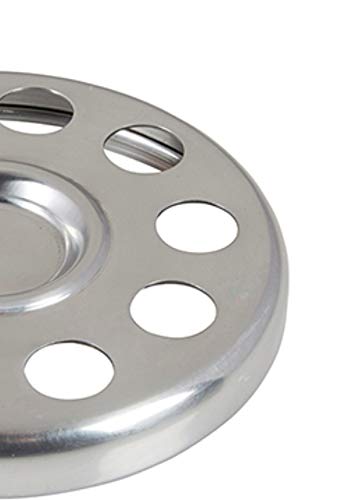 Sudbury Polished Aluminum Bread Plate Communion Tray Insert, 6 1/2 Inch