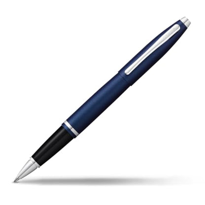 Cross Calais Rollerball Pen, Matte Metallic Midnight Blue, Black Ink - color: Matte Metallic Midnight Blue