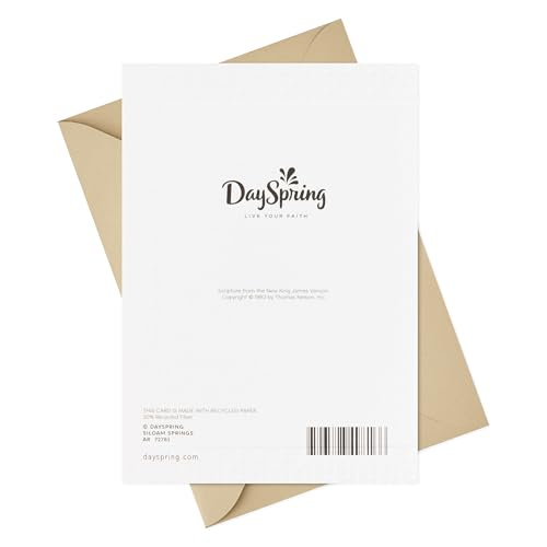 Hallmark DaySpring Religious Sympathy Card (God is Near) - size: 5 inches x 7.2 inches, style: God is Near