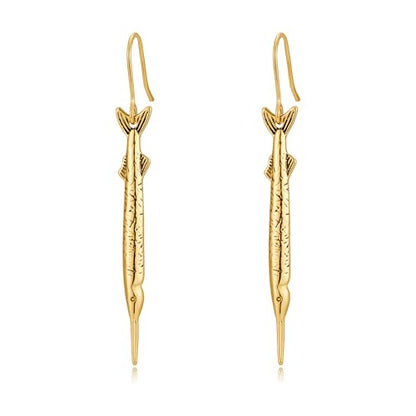 Gold Silver Hoop Earrings for Women - color: gold C