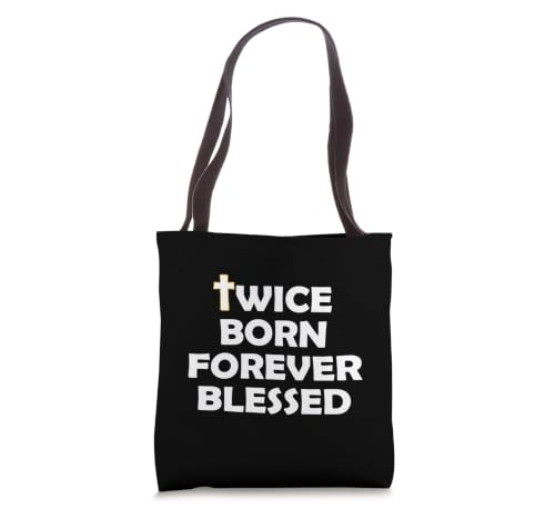 Christian Faith Bible Theme Born Again Motivational Gift Tote Bag
