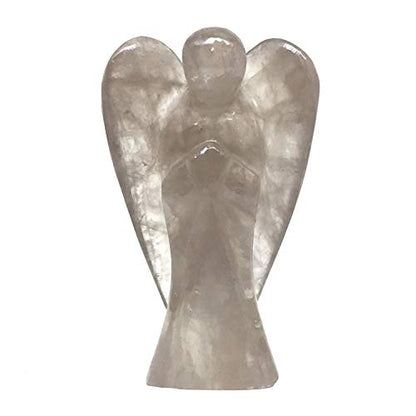 Nelson Creations 2 Inch Smoky Quartz Guardian Angel Figurine - color: Smoky Quartz