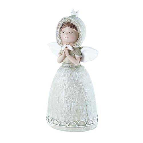 Guardian Angel Figurines Hand Painted Resin Angel Statue, Pray