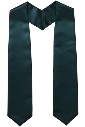 Newrara Graduation Stole - color: Forest Green