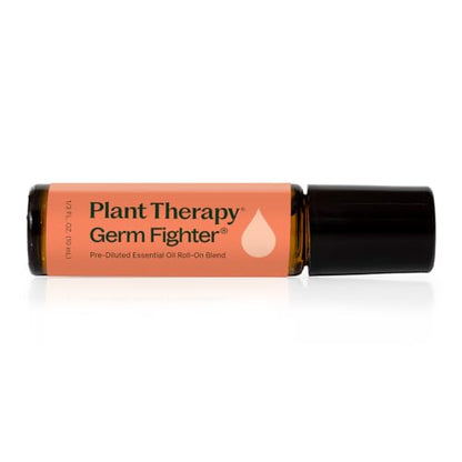Plant Therapy Germ Fighter Essential Oil Blend 10 mL (1/3 oz) - style: Pre-Diluted Roll On