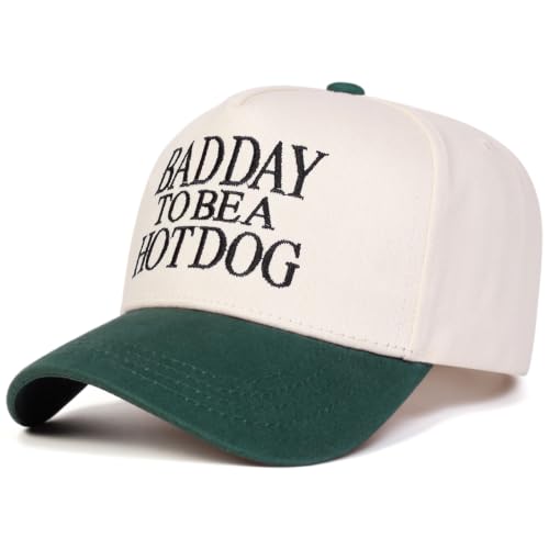 Trendy Embroidered Baseball Cap for Men & Women, Adjustable Snapback Hat for Casual Wear - color: Green Beige 621