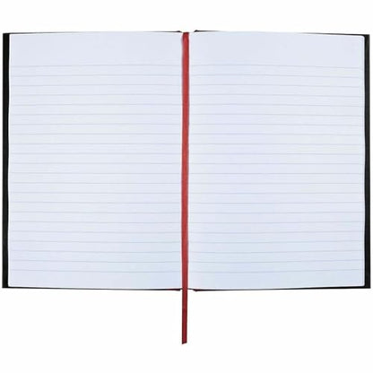 Black n Red - A5 Feint Lined Notebook Pad - size: 1 Count, style: Small