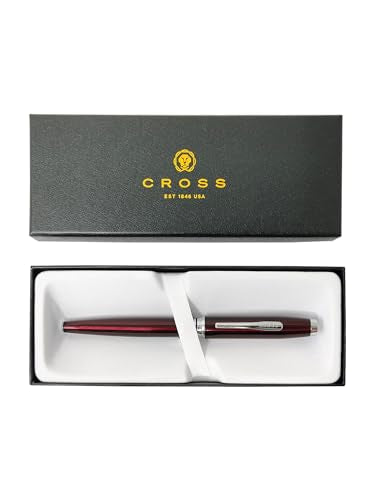 Cross Coventry Red Lacquer Fine Nib Fountain Pen, Black Ink - color: Red, style: Fine Nib
