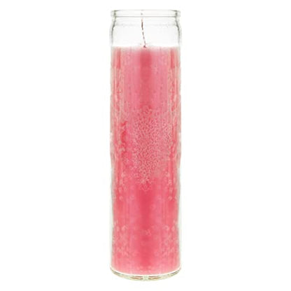 Mega Candles Unscented Devotional Vigil Prayer Wax Candle 6 Count 2" x 8" - color: Pink, size: 6 Pieces