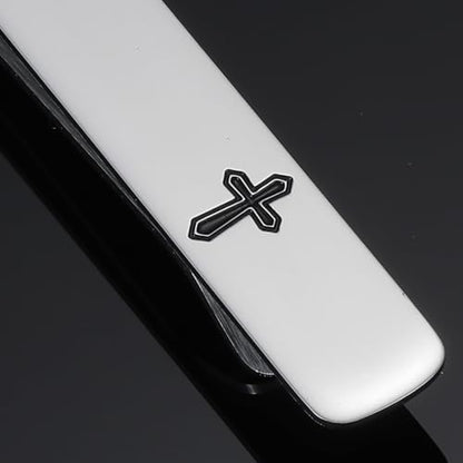 Cross Tie Pin for Men First Communion Tie Clip