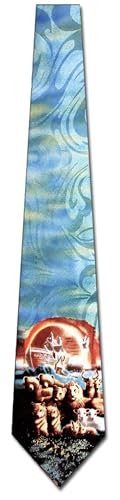 Steven Harris Noah's Arc Necktie Mens Religious Ties Biblical Neckties for Men Faith Tie