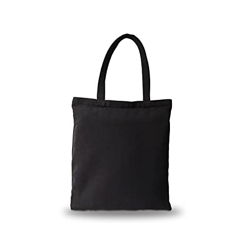 Canvas Zipper Tote Bag, 14"x16", Black, Plain, Zippered, Bulk - color: 1pcs Black, size: 14"x16"