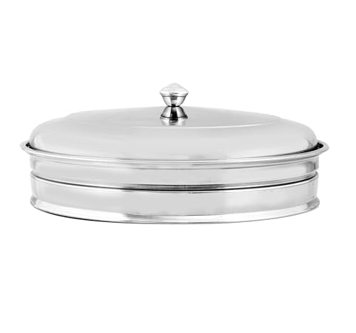 Church Communion Bundle, 40-Cup Silver Stainless Steel Communion Tray with Lid and 33 Oz Push-Button Cup Filler Dispenser, Reusable Serving Set for Church Wine or Juice
