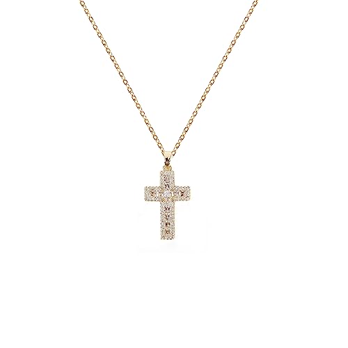 Cross Pendant Necklace for Women Jewelry Gold Cross Necklaces for Women Cross Necklace Minimalist Trendy Jewelry Valentines Day - style: CN15