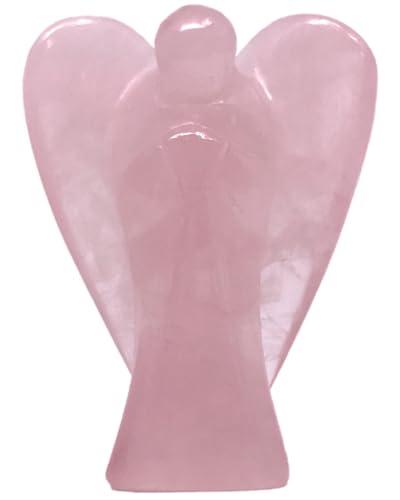 Nelson Creations 2 Inch Rose Quartz Guardian Angel Figurine - color: Rose Quartz