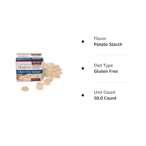 Broadman Communion Wafer, Gluten Free, 50 Count (Pack of 2) - size: 0.32 Ounce (Pack of 2)