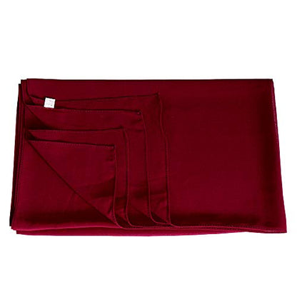 LMVERNA Solid Color Bubble Chiffon Scarf for Women Fashion Soft Hijab Long Scarfs Wrap Scarves - color: Red2