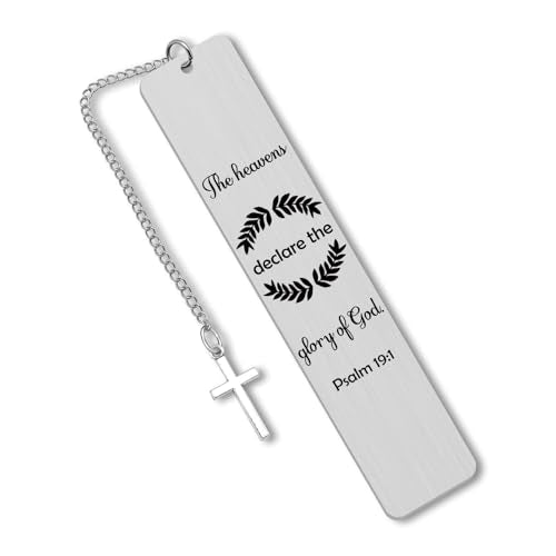 Inspirational Religious Gifts for Men Bookmark for Student Christian Gift for Bible Study Stainless Steel Bookmarks Christian Gifts for Women Gift for Book Lover Christmas Birthday Present - color: Religious Gifts Bookmark - Style 7