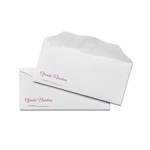 Blue Christmas Offering Envelopes for Church | Ofrenda Navidena (Spanish Version) (100)
