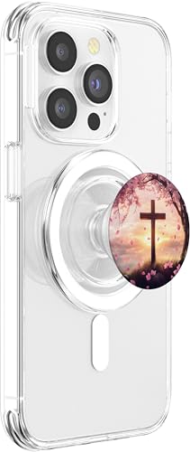 Christian Cross PopSockets PopGrip for MagSafe - style: Magnetic PopGrip